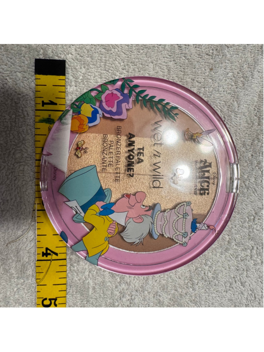 Wet n Wild Disney Alice in Wonderland Tea Anyone? Bronzer Palette LE Used - Picture 7 of 8